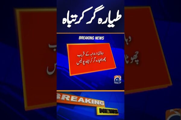 Plane Crash! Small Aircraft Down Near Ratta Tibba Vehari | Pilots Survive Miraculously #shorts 1745643474 maxresdefault