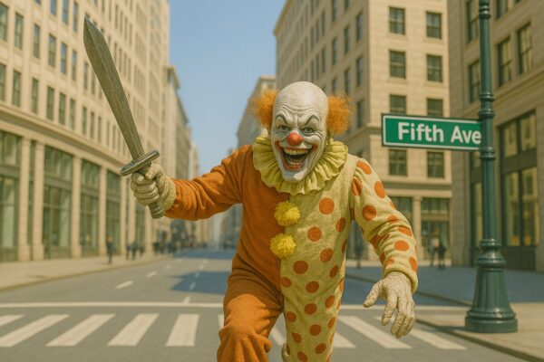 Incoherence, Grand Plans, and Politicians’ Self-Interest Clown on Fifte Avenue 3