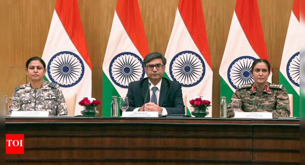 'Armed drones launched at air defence sites in Pakistan, radar destroyed': MEA on India's retaliation 1 1746802183 photo
