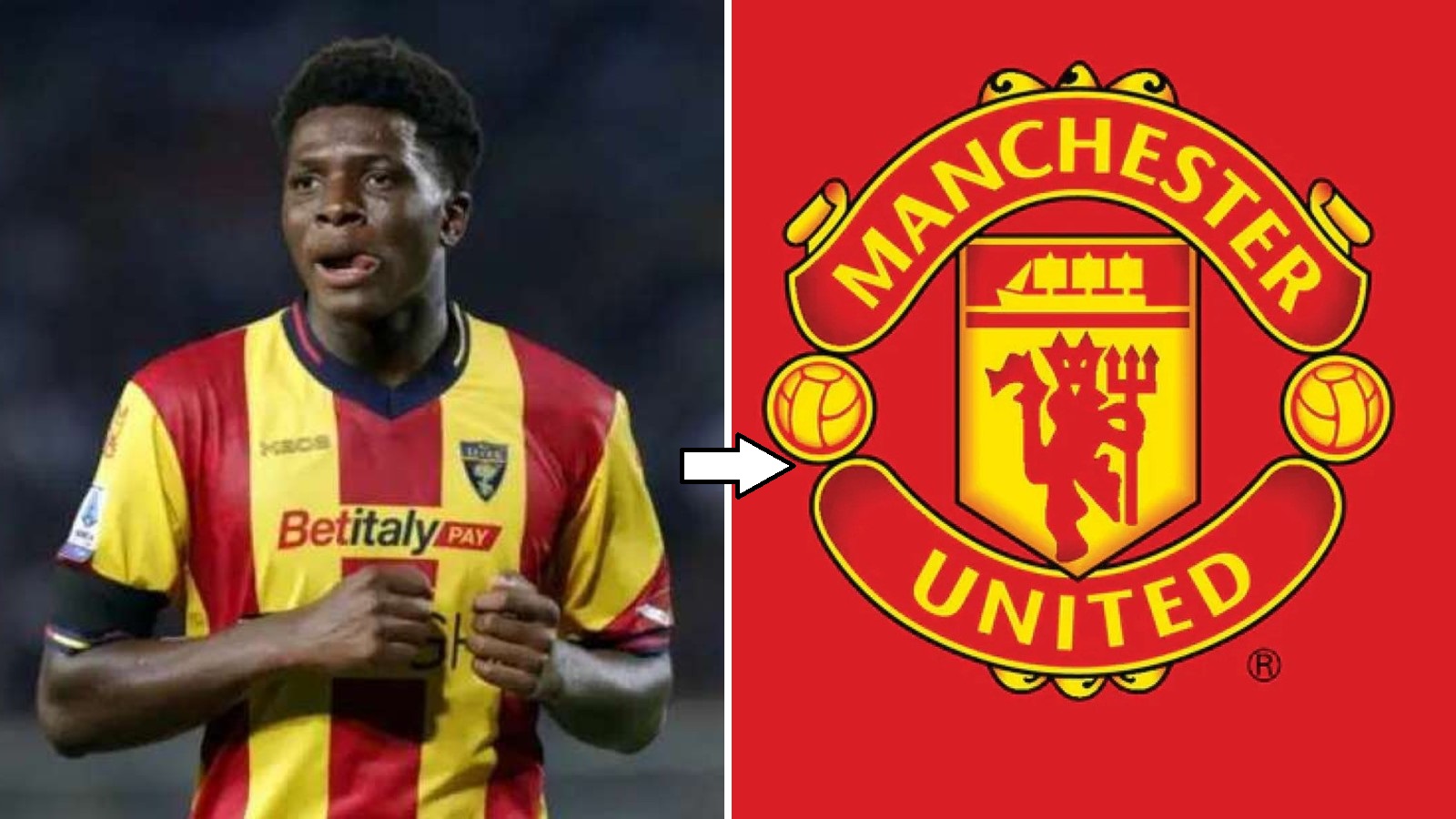 Man United Confident in Signing Transfer Target from Lecce | Football news at 1000Goals.com: Football Betting, Highlights, and More 1 DorguUnited4