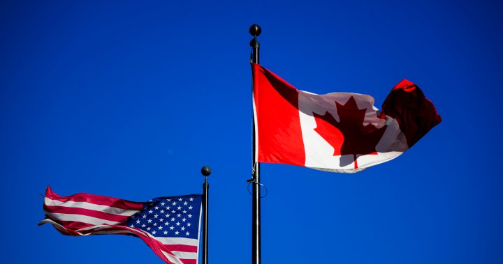 US Cda Tariffs flags