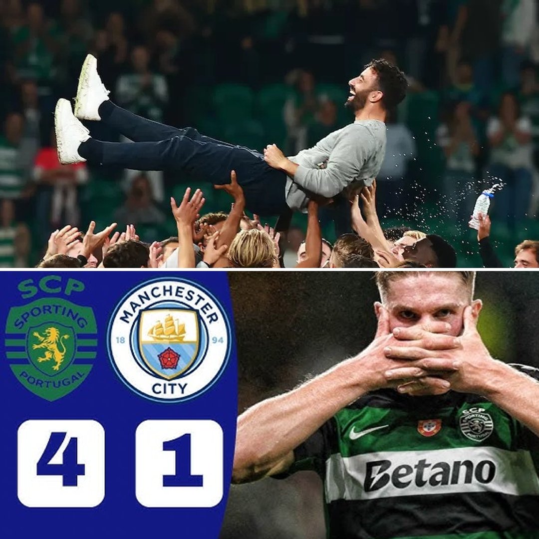 Amorim Ends Sporting Chapter on a High by Beating Man City | 1000Goals.com: Football Betting, Highlights, and More 1 amorim3