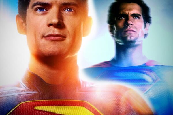 david corenswet superman with henry cavill man of steel