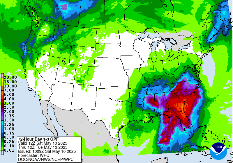 Slow-moving storm to bring days of rain to Southeast US. Florida impact, forecast 1 ff1dca79def693679691fbb369f8c5ff