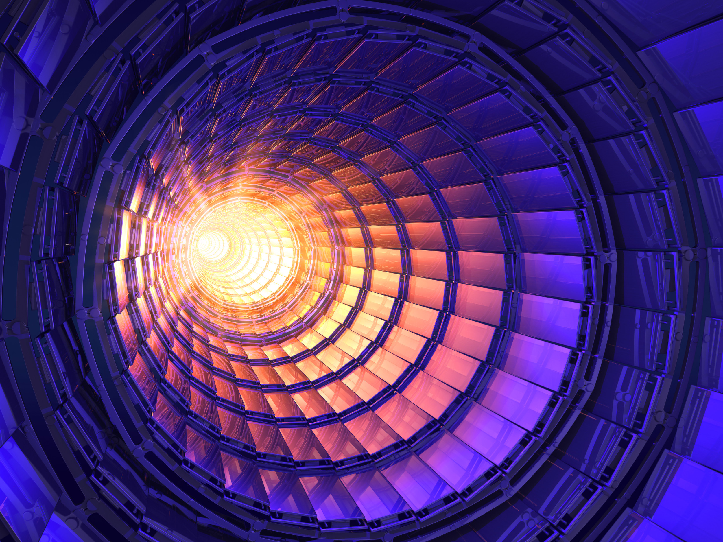 Alchemist's Dream Realized As Lead Turned Into Gold at Large Hadron Collider 1 large hadron collider tunnel