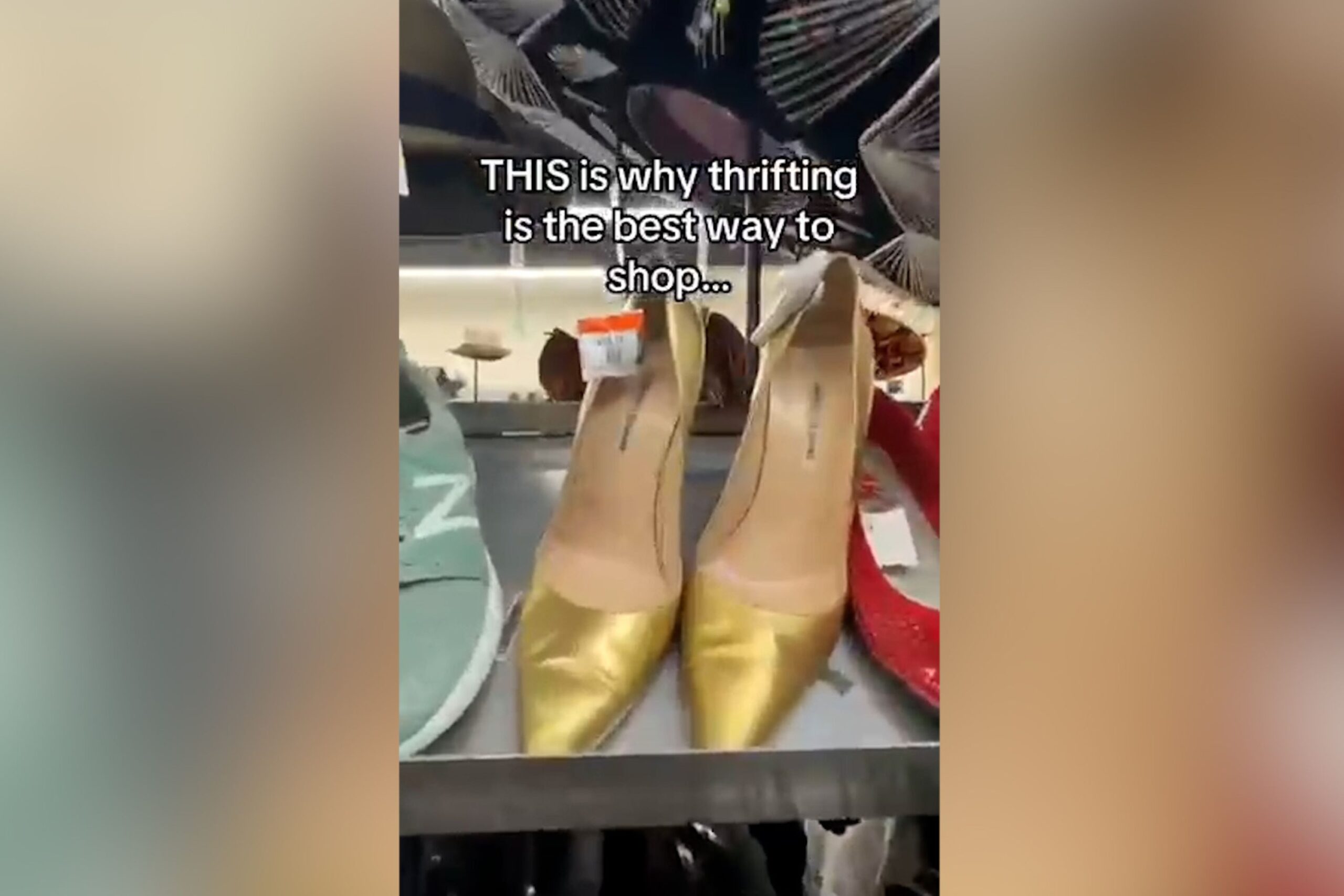 Woman Finds Manolo Blahniks While Thrifting—Not Ready for the Price Tag 1 manolo blahnik shoes thrift store scaled