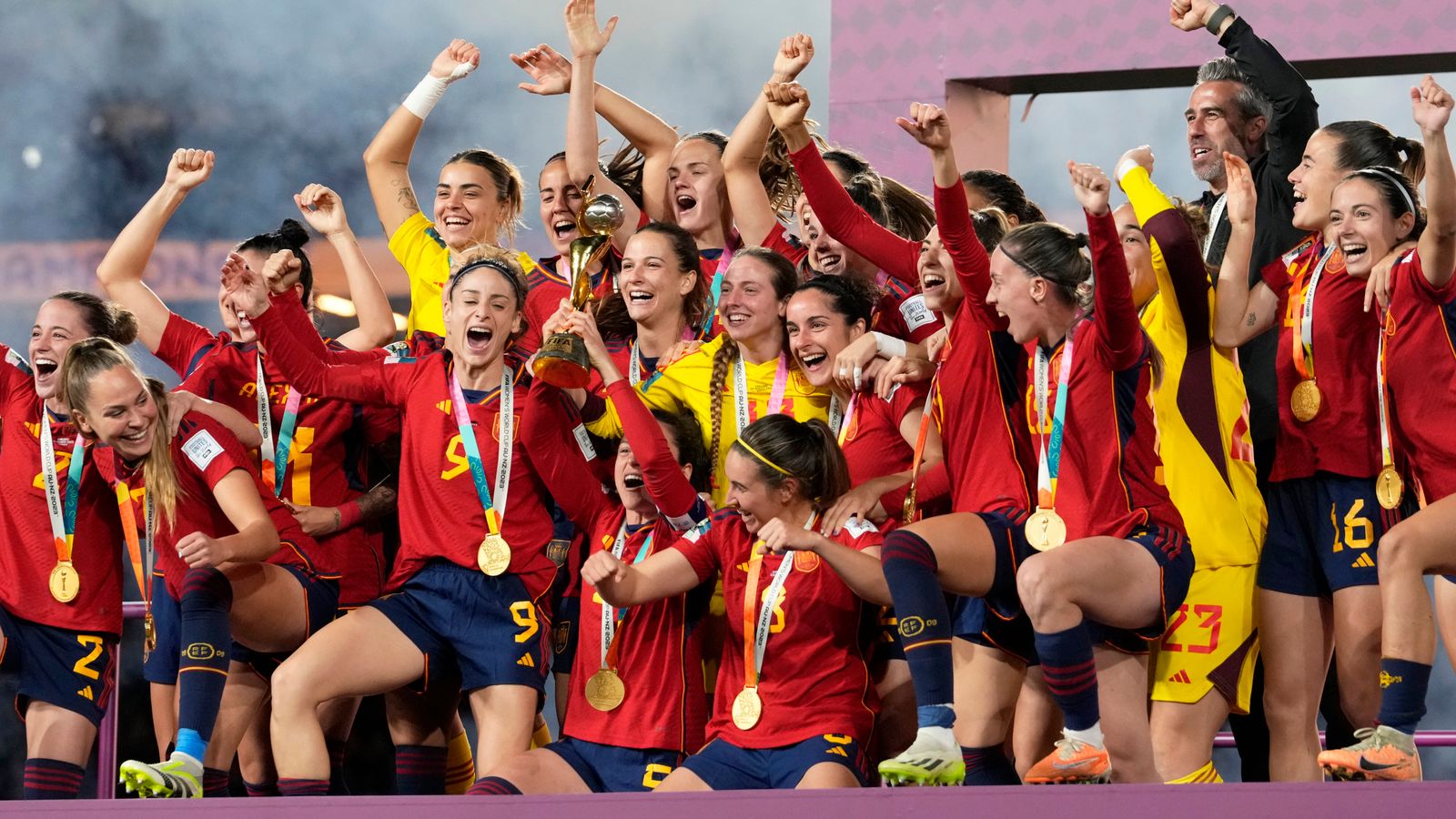 Women's World Cup to be expanded for 2035 tournament in UK | UK News 1 skynews spain women womens 6911269