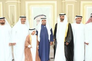 نهيان بن مبارك يحضر أفراح الأحبابي والمنصوري في العين